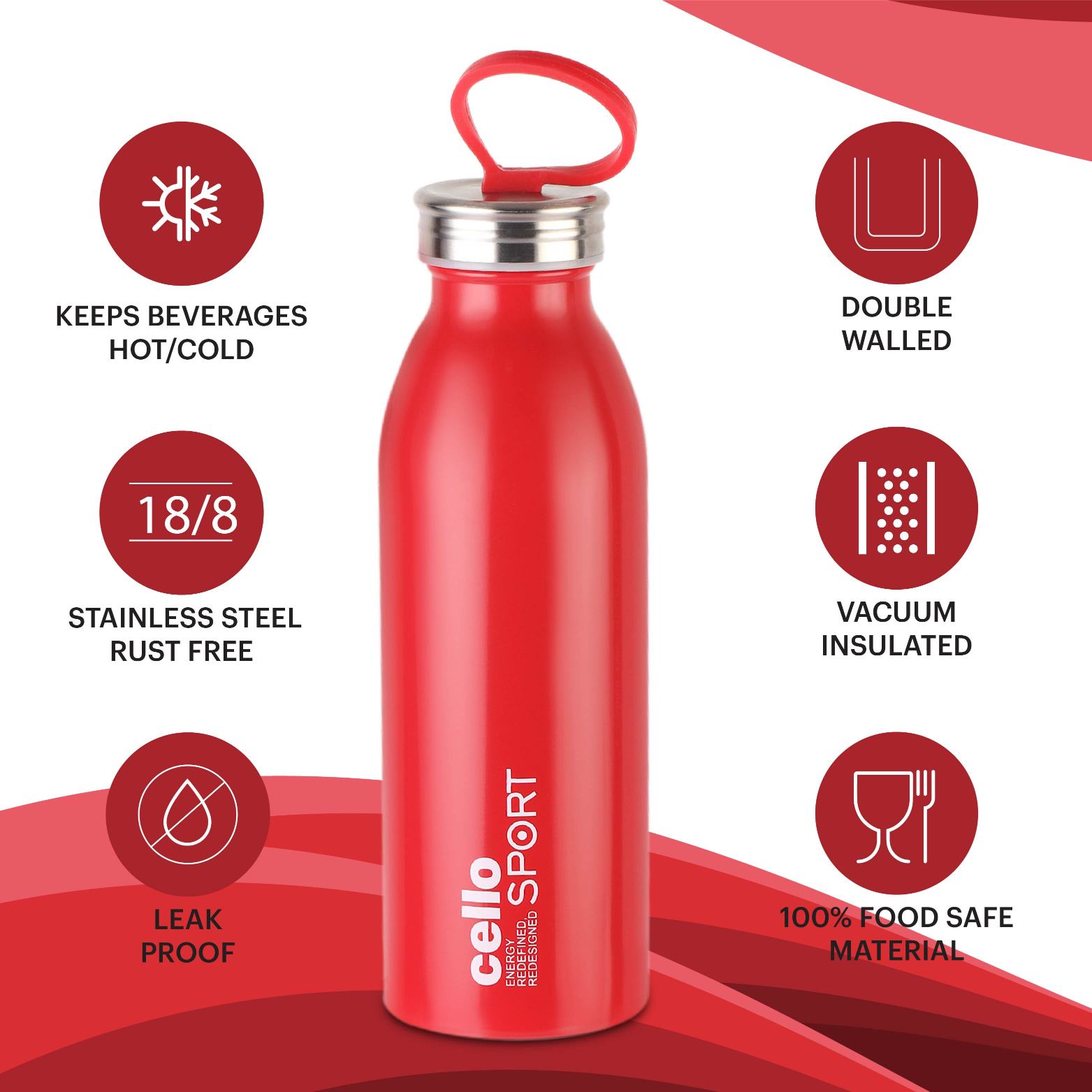 Nios Flask, Vacusteel Water Bottle / 500ml