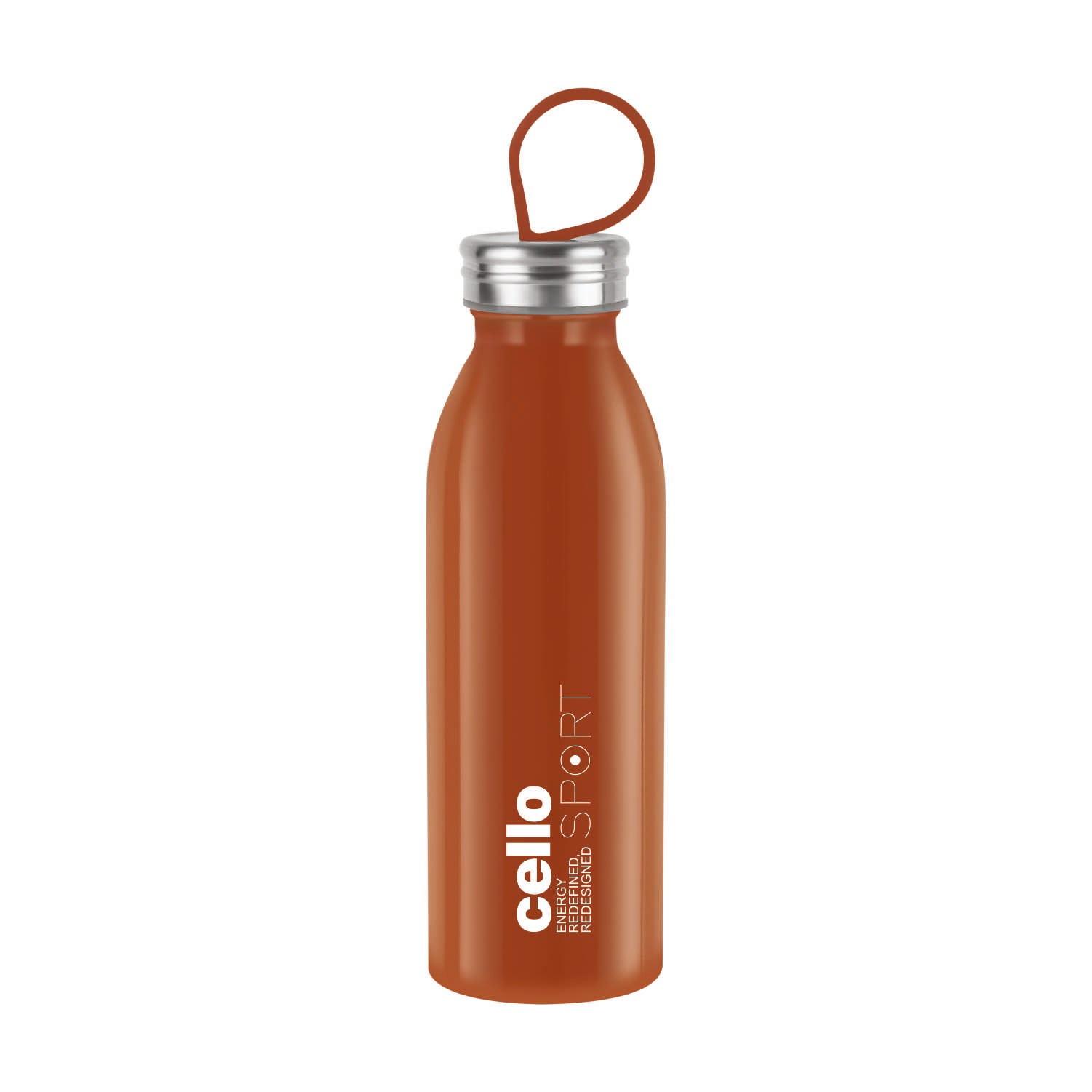 Nios Flask, Vacusteel Water Bottle, 500ml Brown / 500ml