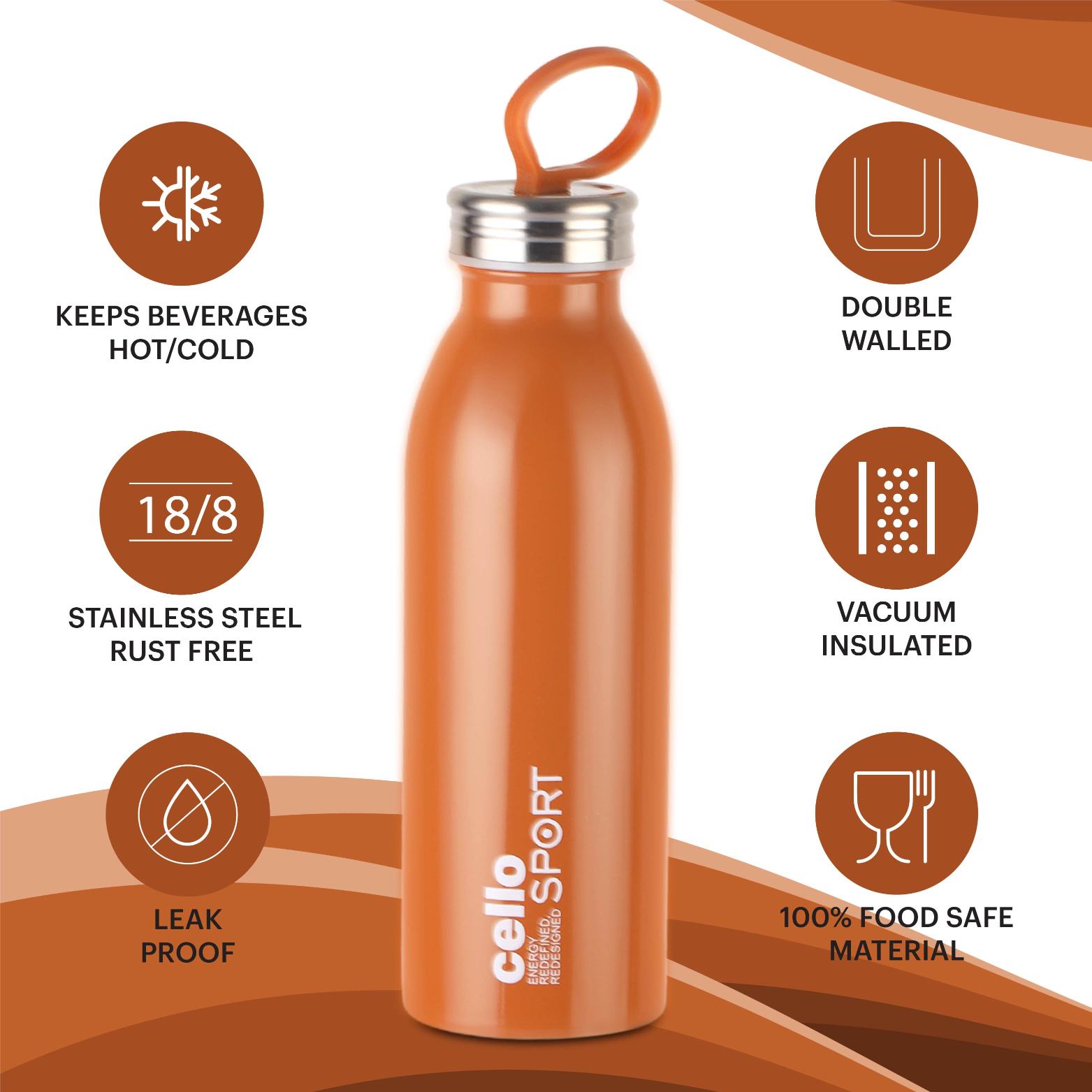 Nios Flask, Vacusteel Water Bottle / 500ml