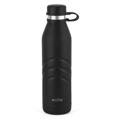 Duro Crown Flask, Vacusteel Water Bottle, 1000ml Black / 1000ml / 1 Piece