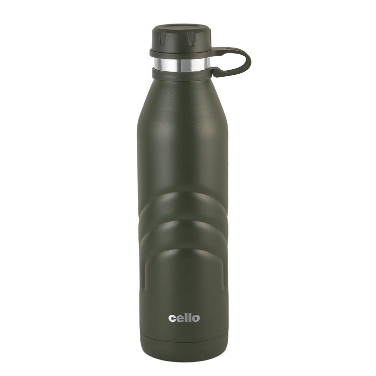 Duro Crown Flask, Vacusteel Water Bottle, 1000ml Green / 1000ml / 1 Piece