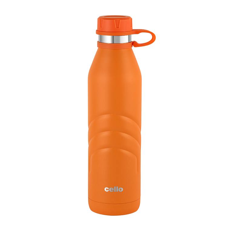 Duro Crown Flask, Vacusteel Water Bottle, 1000ml Orange / 1000ml / 1 Piece