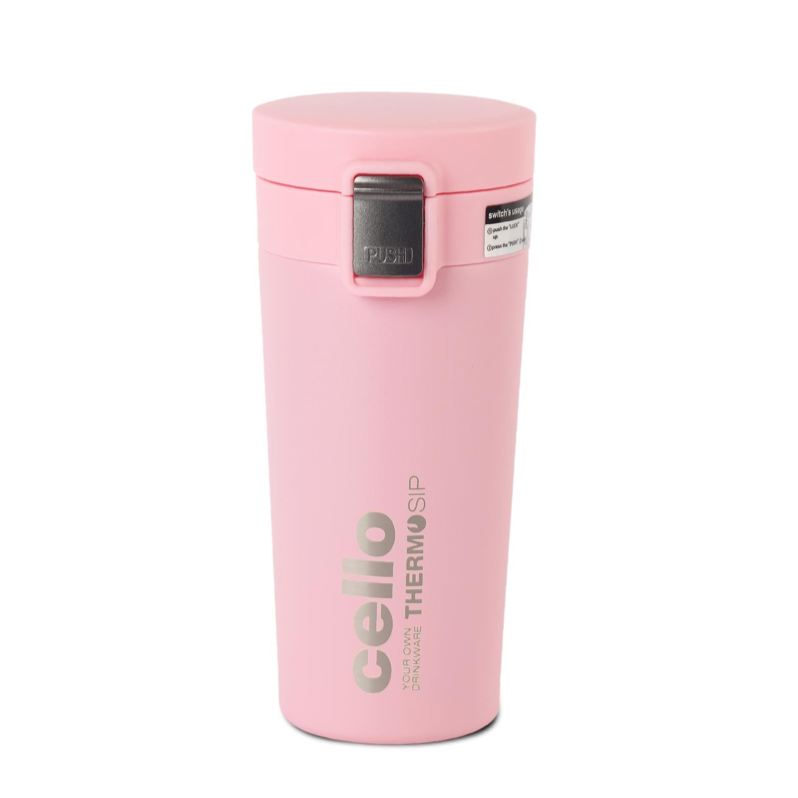 Duro Café Flask, Insulated Coffee Mug, 450ml Pink / 450ml