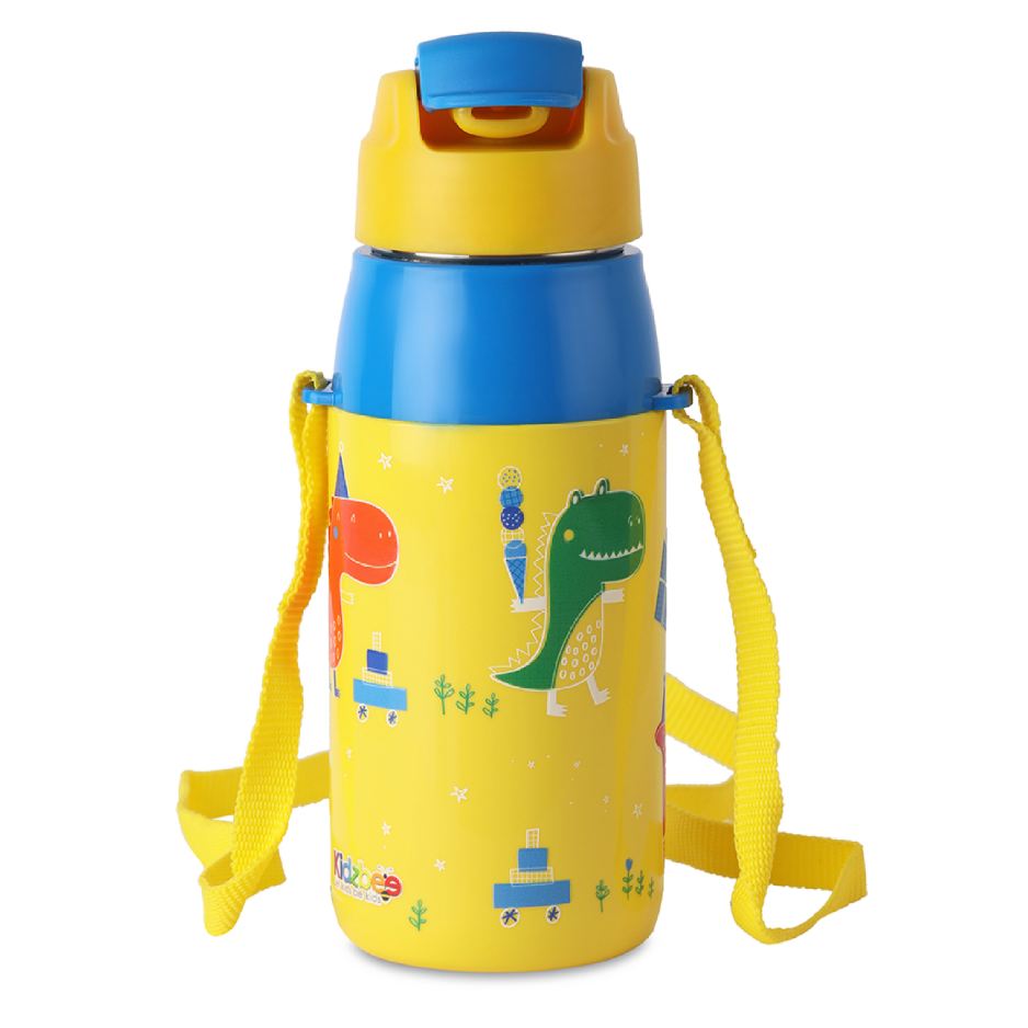 Cello Kidzbee Era Dino Party Water Bottle | PU Insulation | School ...