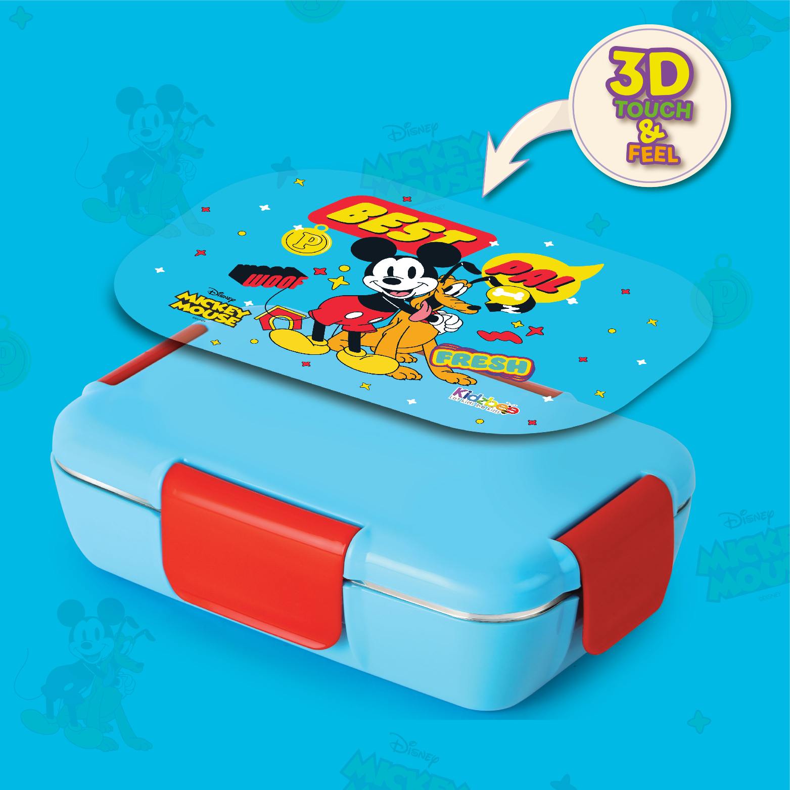 Magnus  3D Design Kids Lunch Box, 700ml Best Pals