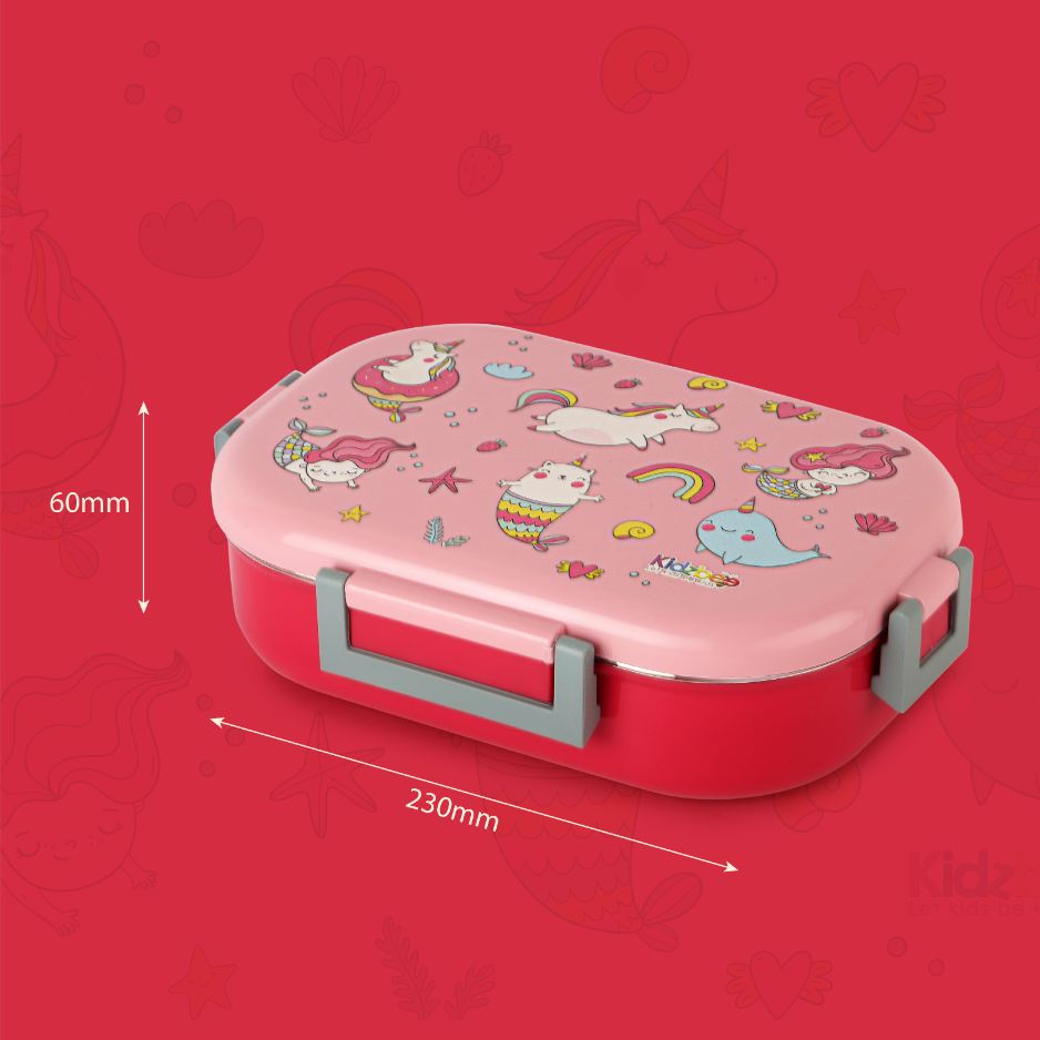 Apollo  3D Design Insulated Kids Lunch Box, 700ml Pink Parade