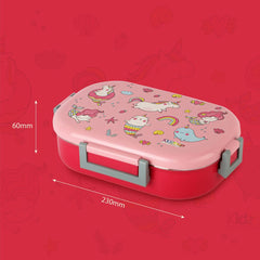 Apollo  3D Design Insulated Kids Lunch Box, 700ml Pink Parade