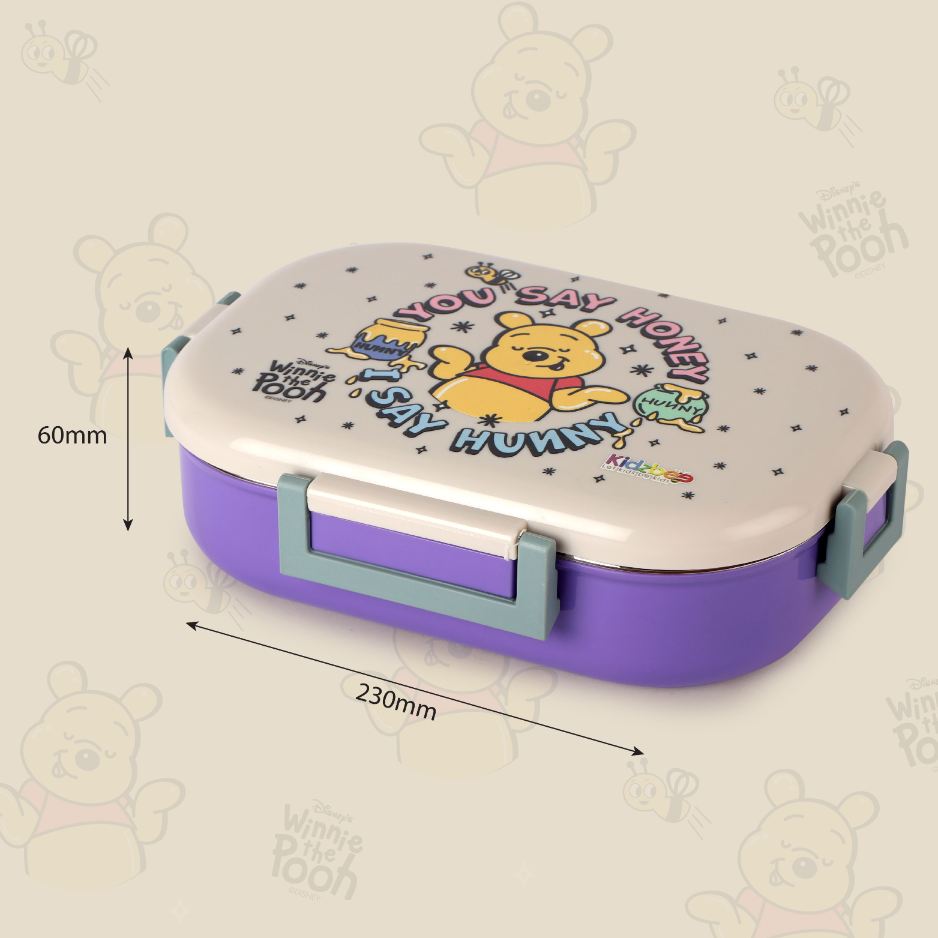 Apollo  3D Design Insulated Kids Lunch Box, 700ml Hunny Bear