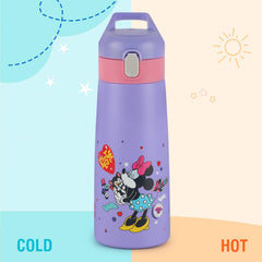 Giggle 3D Touch & Feel Designs Web Warriors, Sipper Thermosteel Flask, 550 ml Cuddle Buddies