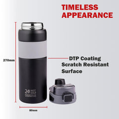 Duro Apex, Thermosteel Flask, 900ml Black / 900ml