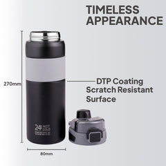 Duro Apex Thermosteel Flask Black / 734ml