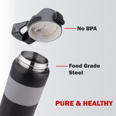 Duro Apex, Thermosteel Flask, 900ml Black / 900ml