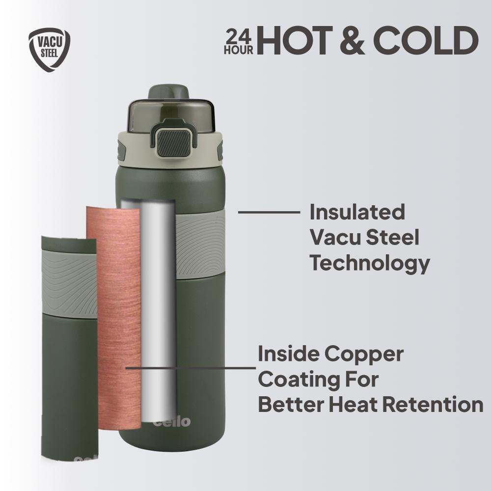 Duro Apex Thermosteel Flask Military Green / 734ml