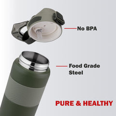 Duro Apex, Thermosteel Flask, 900ml Military Green / 900ml