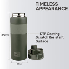 Duro Apex Thermosteel Flask Military Green / 734ml