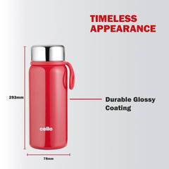 Glitz Thermosteel Flask, 300ml Red / 300ml