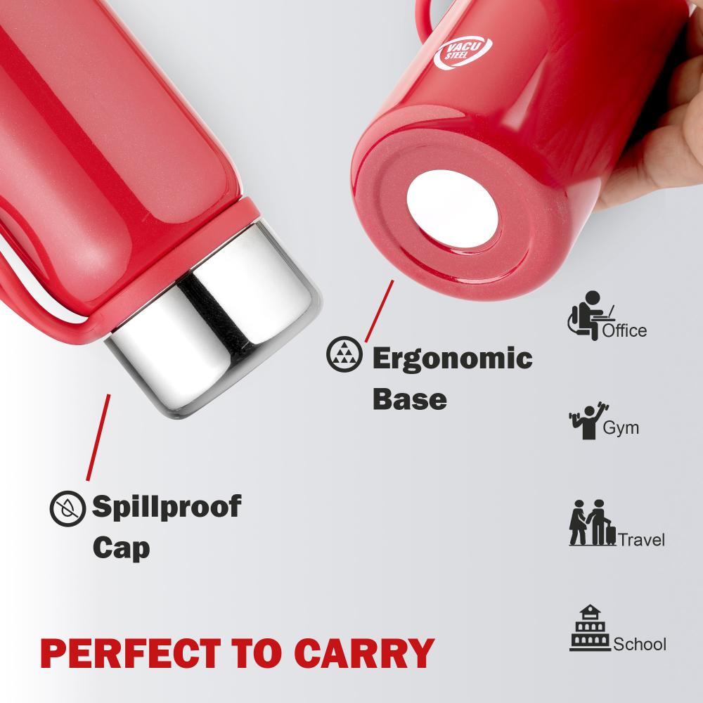 Glitz Thermosteel Flask, 300ml Red / 300ml