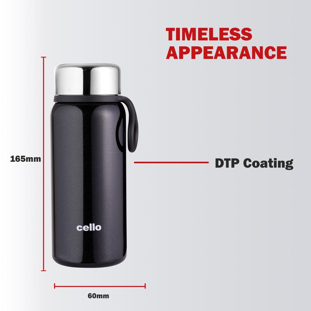 Glitz Thermosteel Flask, 300ml Black / 300ml