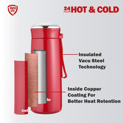 Bliss Thermosteel Flask Red / 400ml