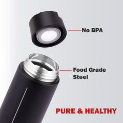 Duke Thermosteel Flask, 400ml Black / 400ml