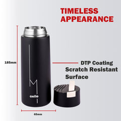 Duke Thermosteel Flask, 400ml Black / 400ml