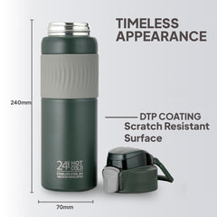 Rojjer 650 Thermosteel Flask, 600 ml Military Green / 650ml