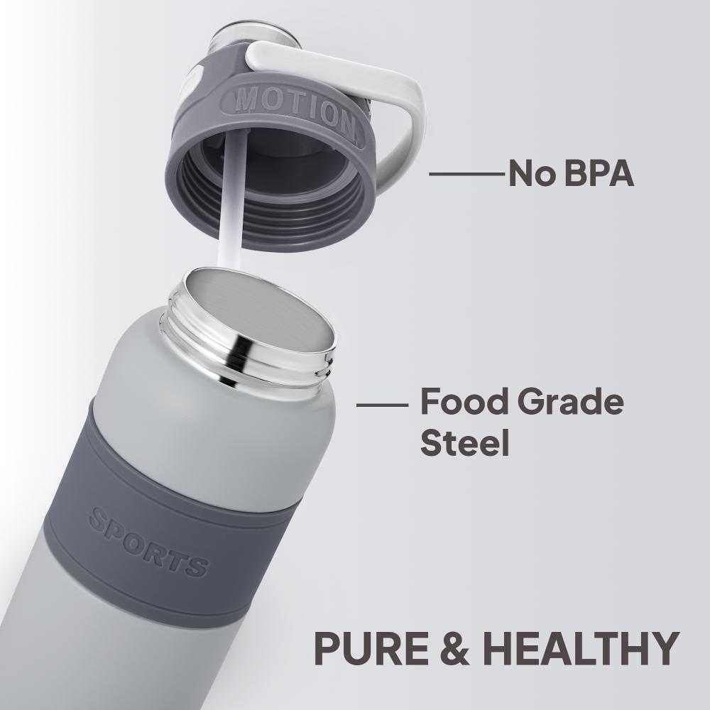 Duro Duet Thermosteel Flask, 900 ml Grey