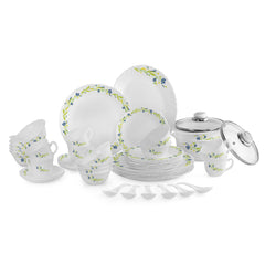 Imperial Series 45 Pieces Opalware Dinner Set for Family of 8 Amazon Creper