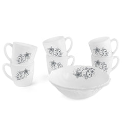Imperial Series Quick Bite Bowl & Mug Gift set, 8 Pieces Camber Black / 8 Pieces