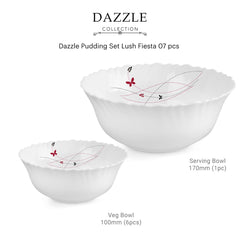 Dazzle Series Pudding Gift Set, 7 Pieces Lush Fiesta / 7 Pieces