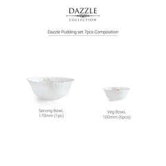 Dazzle Series Pudding Gift Set, 7 Pieces Scarlett Bliss / 7 Pieces