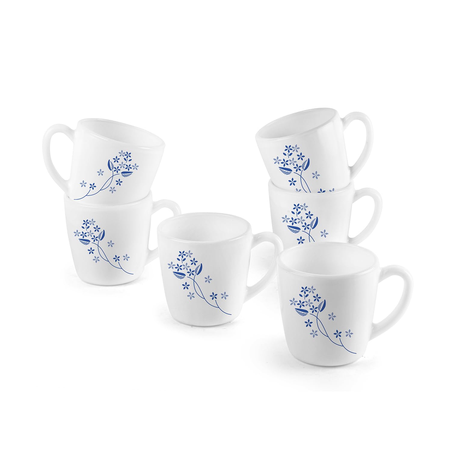 Imperial Dainty Blue Ricca Mugs, 6 Pieces Small / 6 Pieces