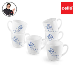 Imperial Dainty Blue Ricca Mugs, 6 Pieces / 6 Pieces