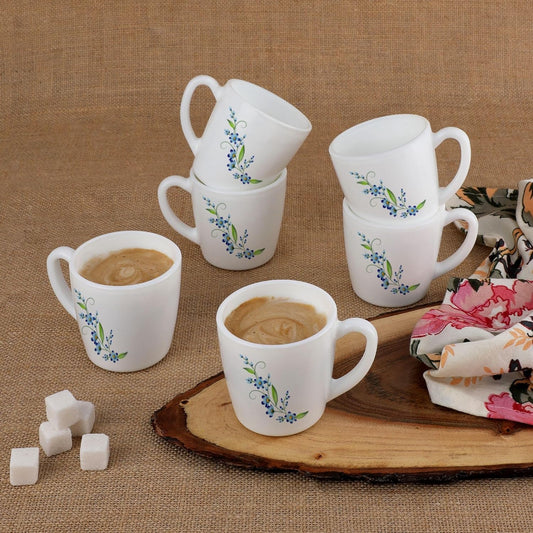 Medium|Imperial Blue Creeper Ricca Mugs, 6 Pieces / 6 Pieces