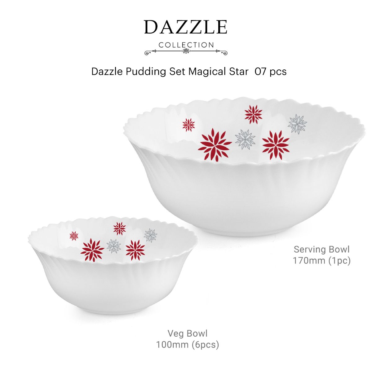 Dazzle Series Pudding Gift Set, 7 Pieces Magical Star / 7 Pieces