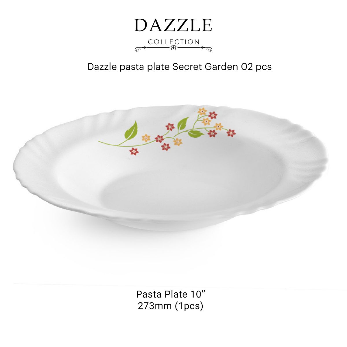 Dazzle Series Pasta Gift Set, 2 Pieces Secret Garden / 2 Pieces