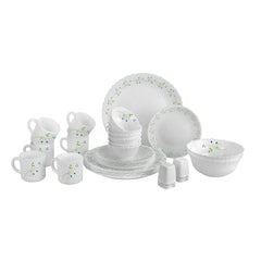 Dazzle Series 29 Pieces Opalware Dinner Set for Family of 6 Tropical Lagoon / With Stella Mug Medium