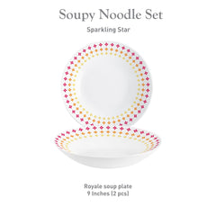 Royale Series Soupy Noodle Gift Set, 2 Pieces Sparkling Star / 2 Pieces