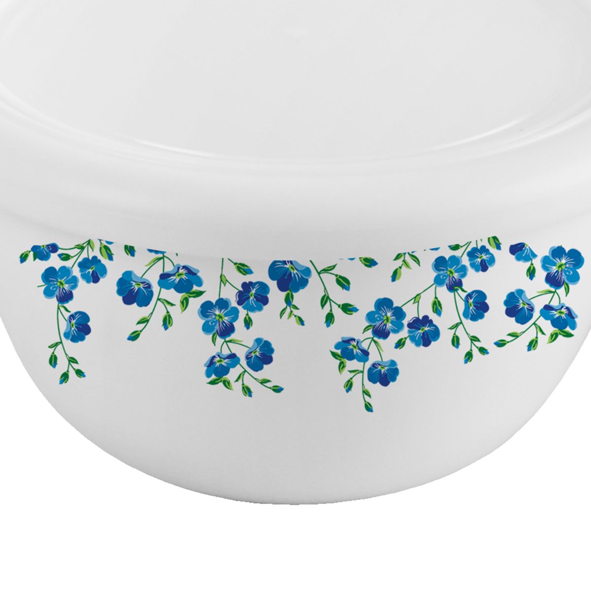 Royale Series Small Mixing bowls with Premium lid Gift Set, 2 Pieces Blooming Garden / 2 Pieces
