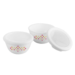 Royale Series Small Mixing bowls with Premium lid Gift Set, 2 Pieces Sparkling Star / 2 Pieces