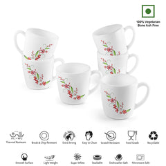 Imperial Cello Creeper Ricca Mugs, 6 Pieces Small / 6 Pieces